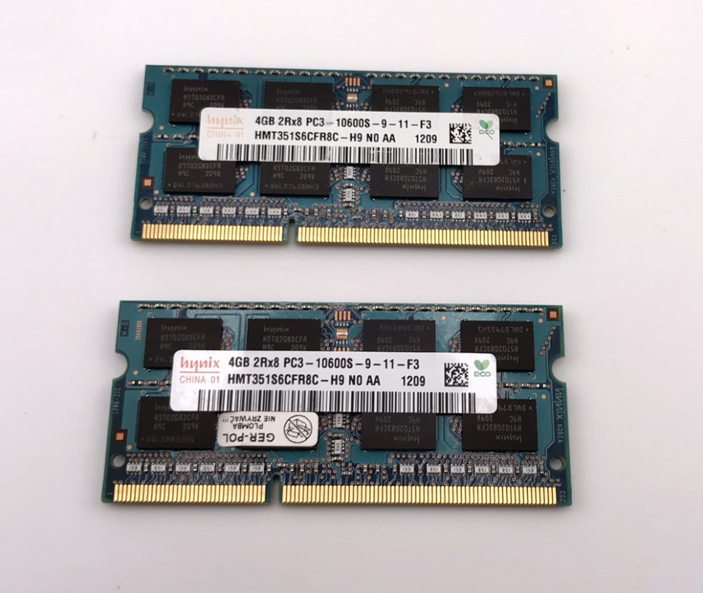 Pamięć RAM DDR3 HYNIX HMT351S6CFR8C-H9 N0 AA 2x4GB | Wieszczęta | Kup ...