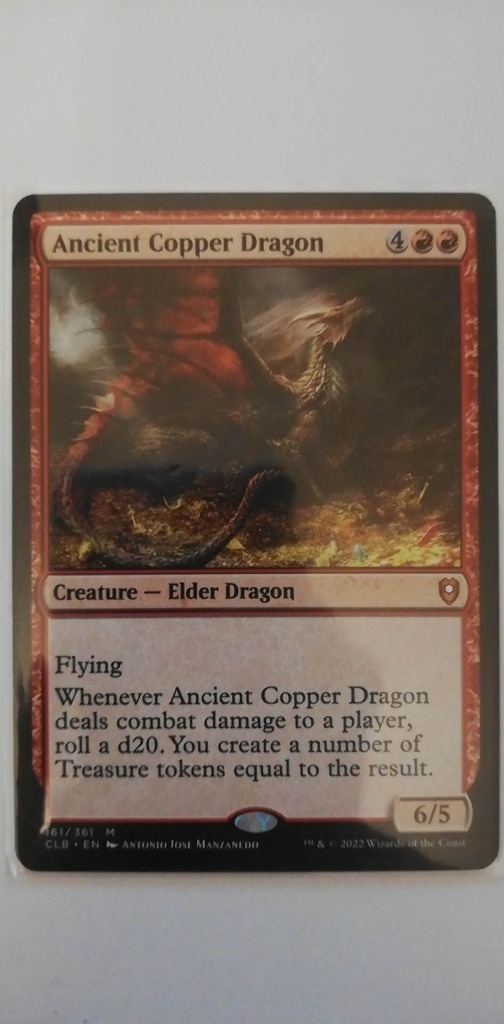 Ancient Copper Dragon, Karta Magic The Gathering Warszawa Kup