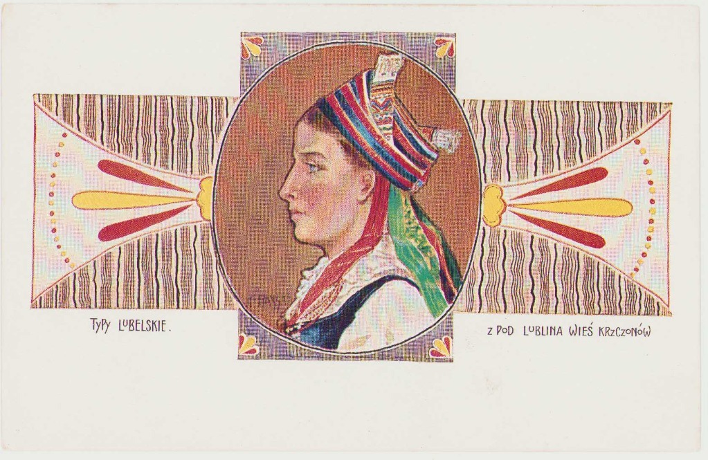 TYPY LUBELSKIE Z POD LUBLINA WIEŚ KRZCZONÓW1905 Kraków Kup teraz
