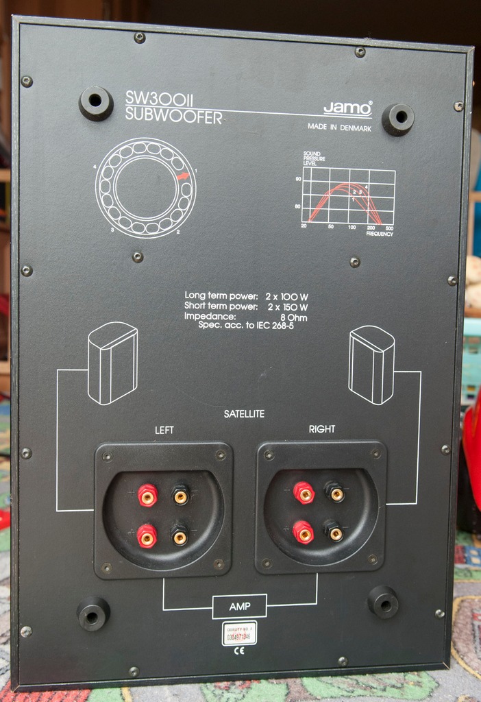 jamo sw300ii subwoofer