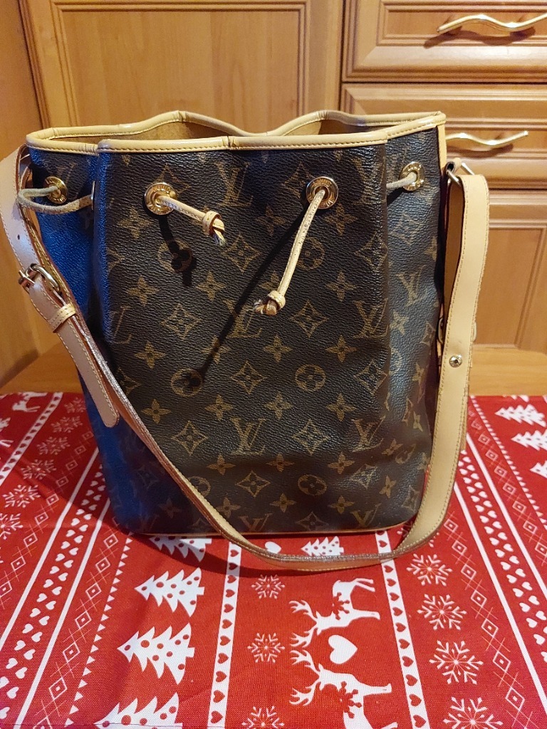 Torebka worek mała Louis Vuitton monogram canvas Premium LV Neo