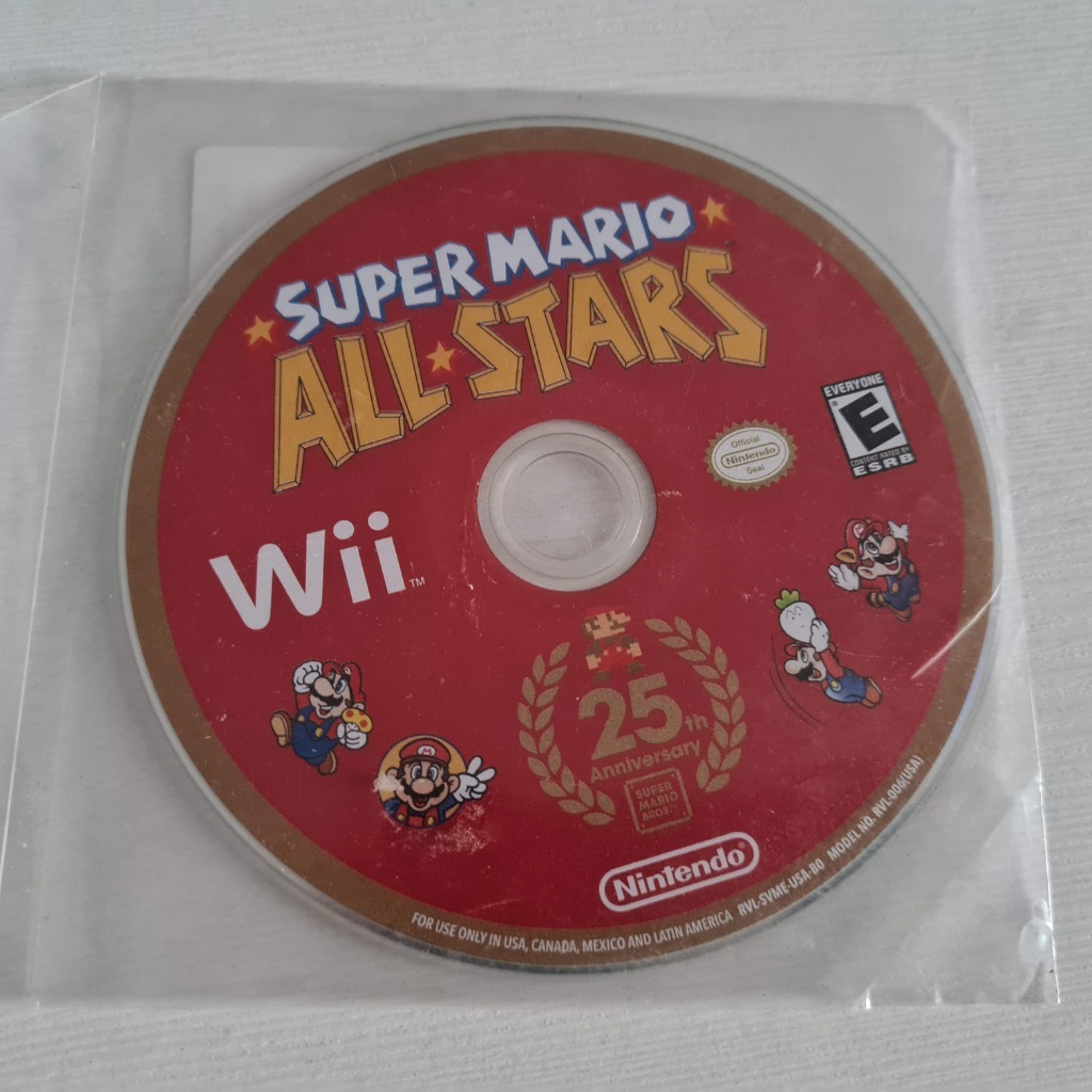 SUPER MARIO ALL STARS NINTENDO WII BROS 1 2 3 NTSC Szczecin Kup