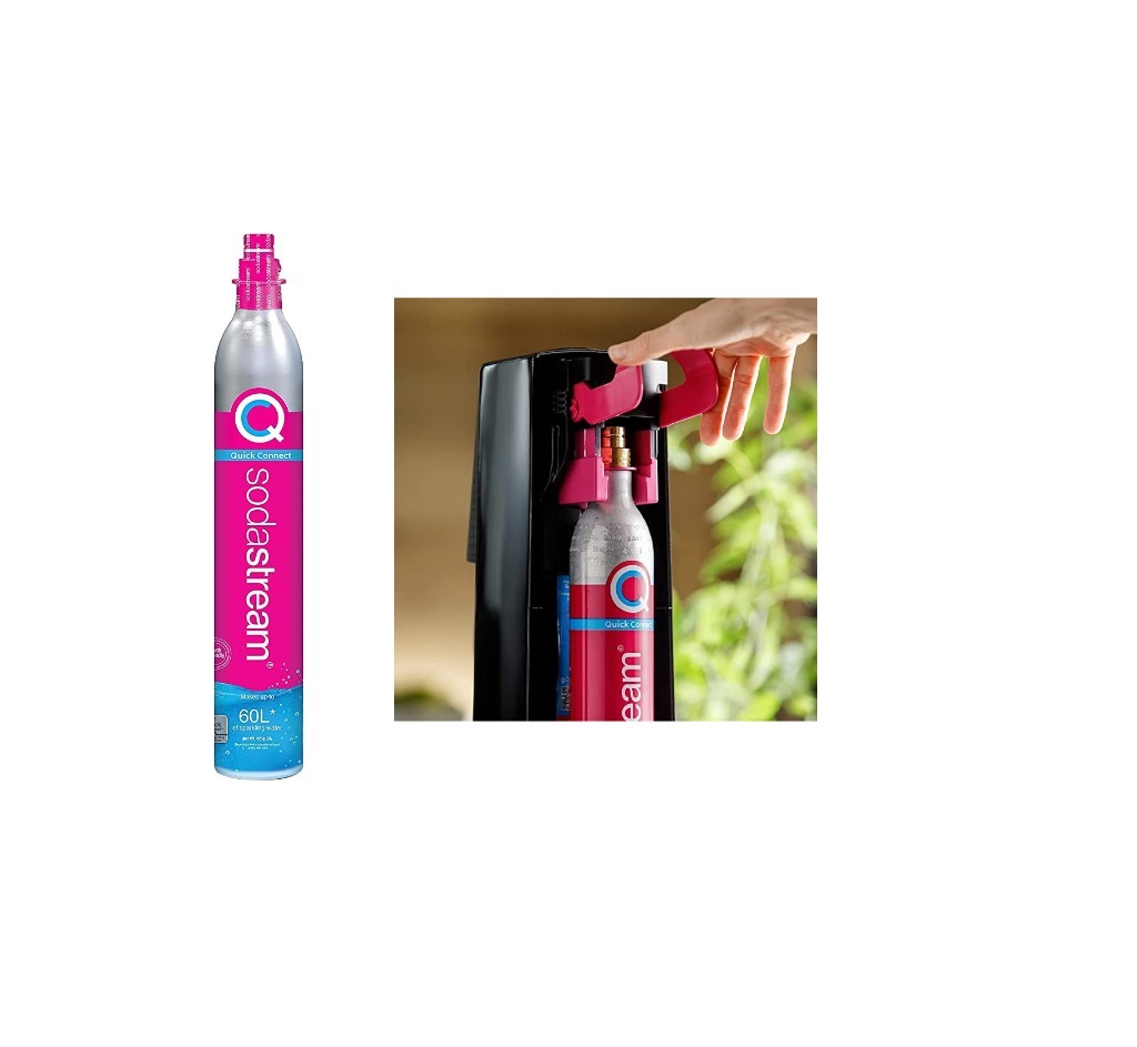 SodaStream Cylinder z Gazem Co2, 60l CQC, Różowy, Elbląg Kup teraz