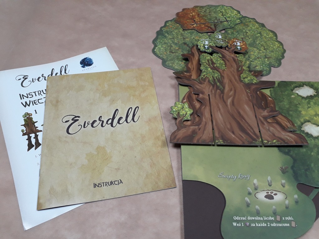 EVERDELL gra planszowa jak nowa + koszulki Białystok Kup teraz na