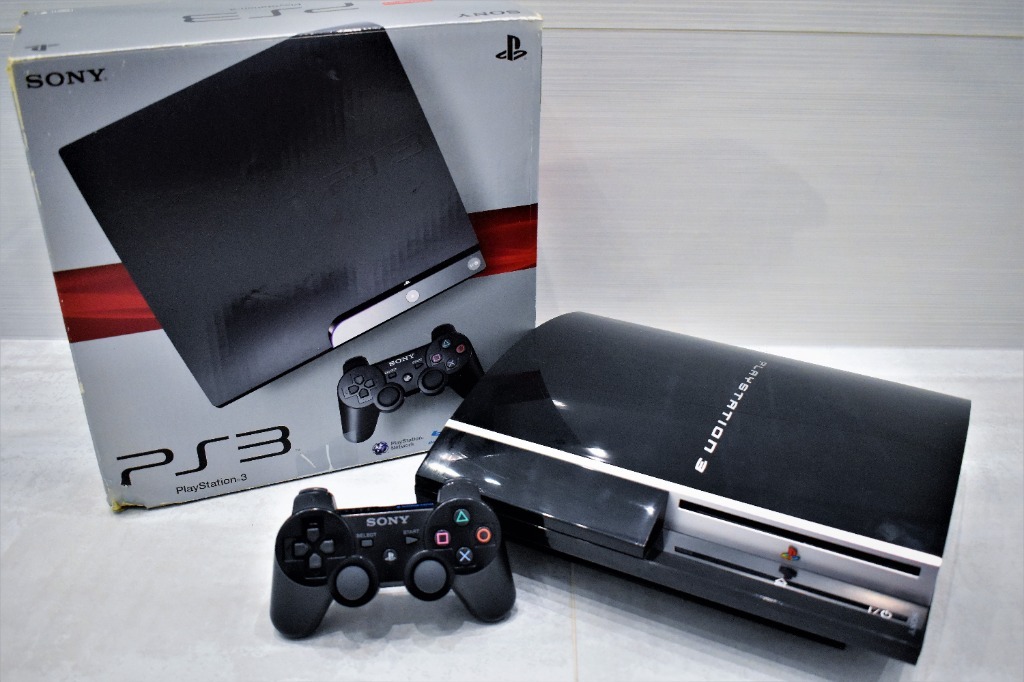 Konsola Sony Playstation 3 Fat PS3 80 GB Pad 100 Warszawa Ogłoszenie na Allegro Lokalnie