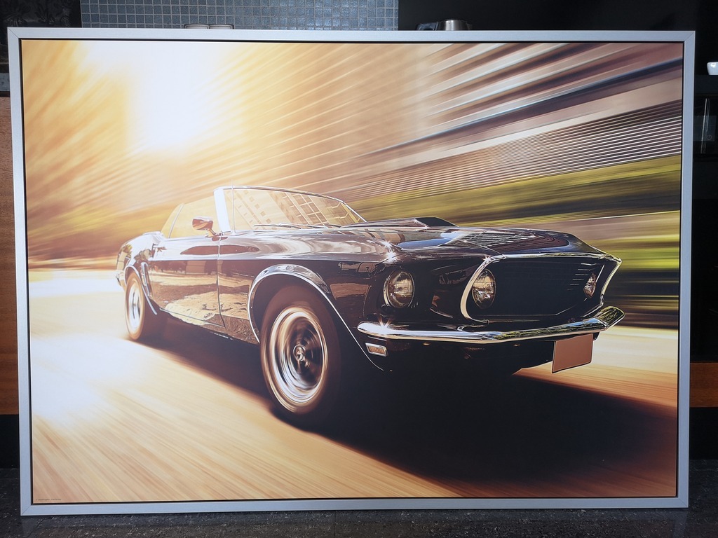 Obraz IKEA samochód Ford Mustang 140x100cm Kup teraz za