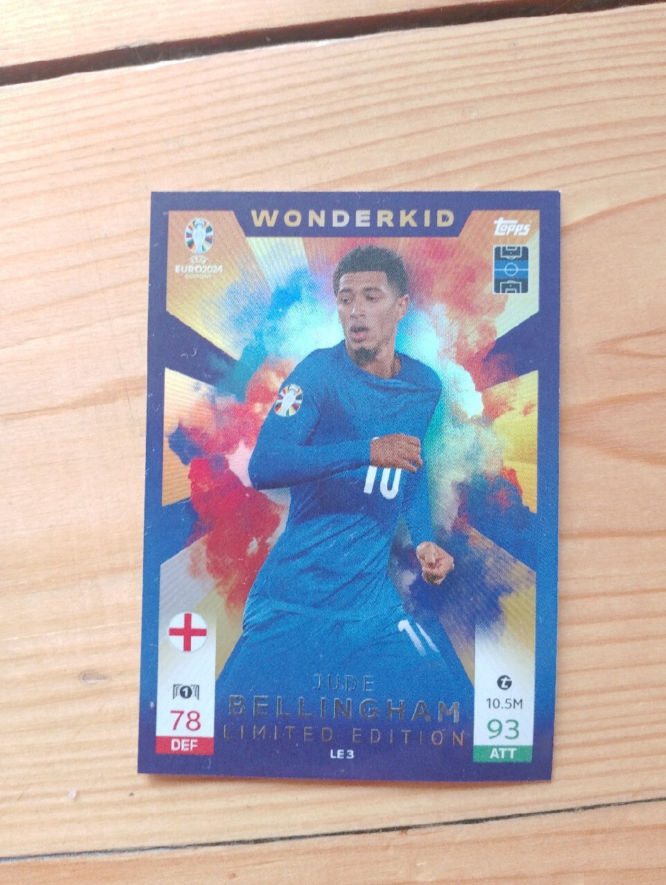 Jude Bellingham euro 2025 wonderkid limited edition kalety Kup