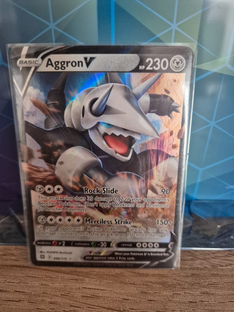 VG- Pokemon Card Aggron 055/080 Holo Rare Japanese NINTENDO