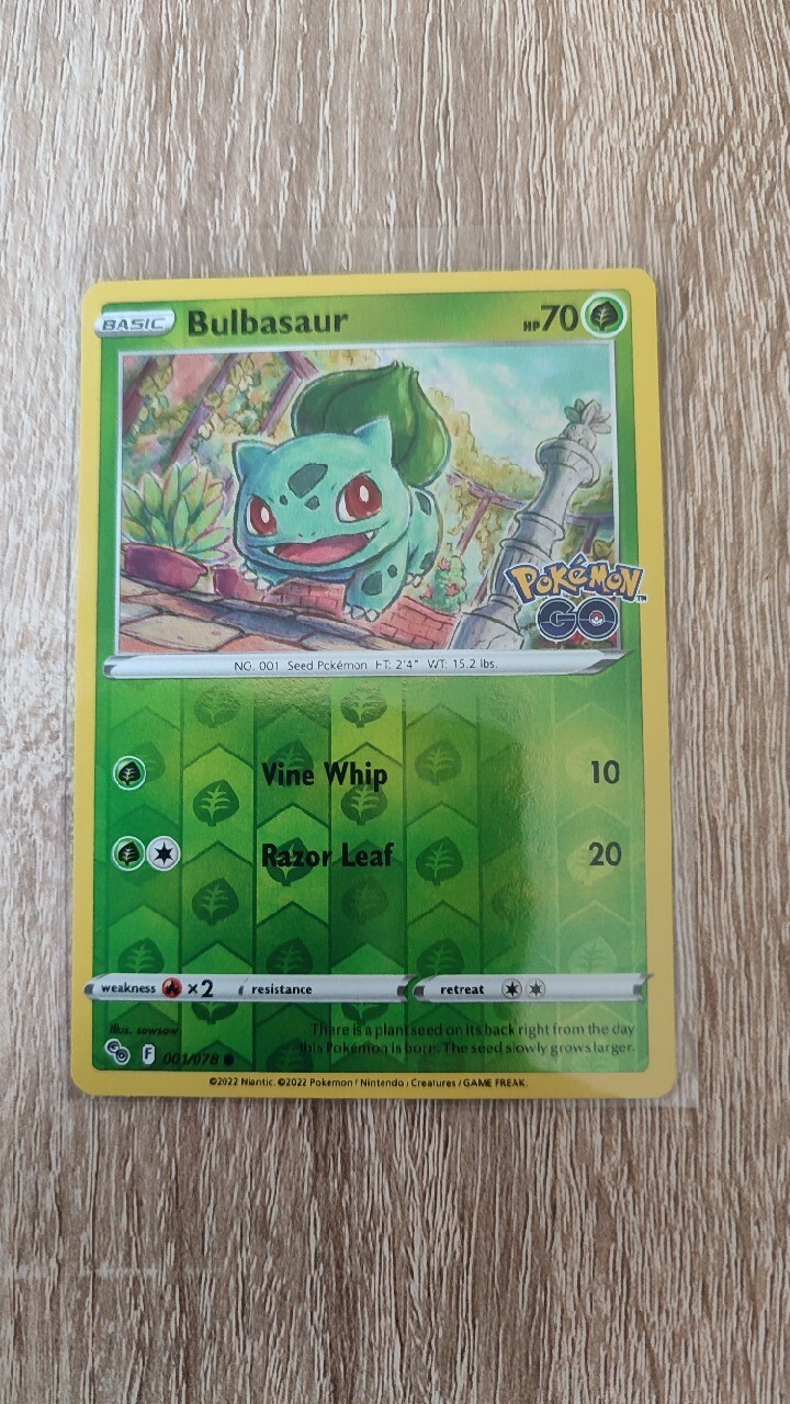 Karta Pokemon Go (PGO 001/078) Bulbasaur Reverse Gniezno Kup teraz