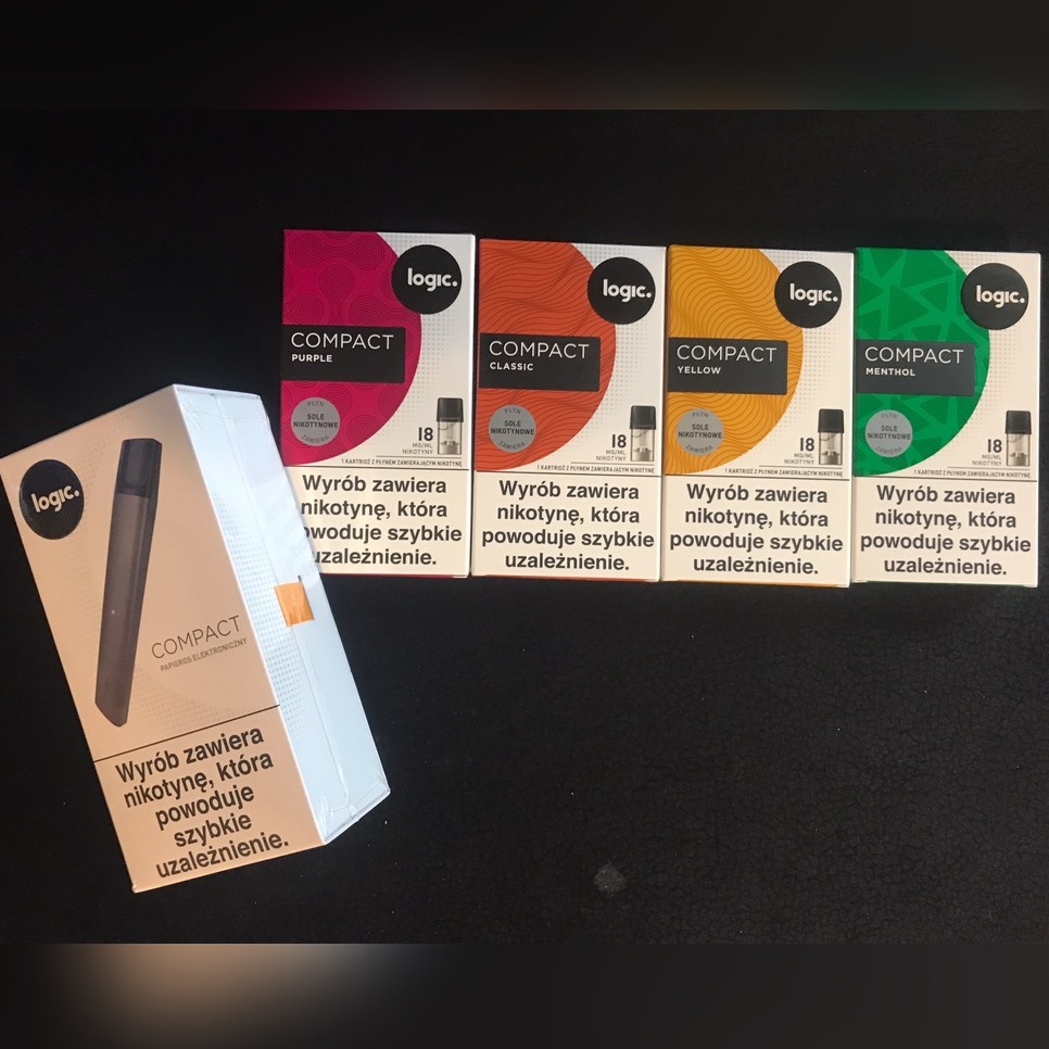 Dyskretny epapieros LOGIC COMPACT + wkłady Łęczyca Kup teraz na