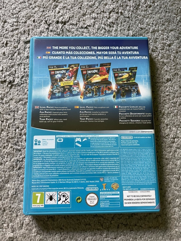 Lego dimensions Wii U (SAMA GRA) CzechowiceDziedzice Kup teraz