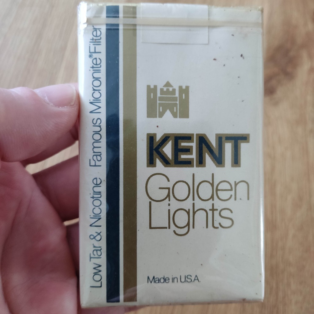 Kolekcjonerskie papierosy Kent Golden Lights Żary Kup teraz na