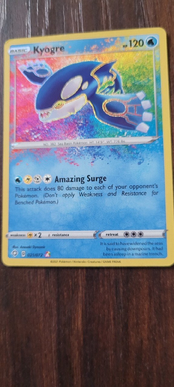 Kyogre rainbow drapiący oryginał Warszawa Kup teraz na Allegro Lokalnie