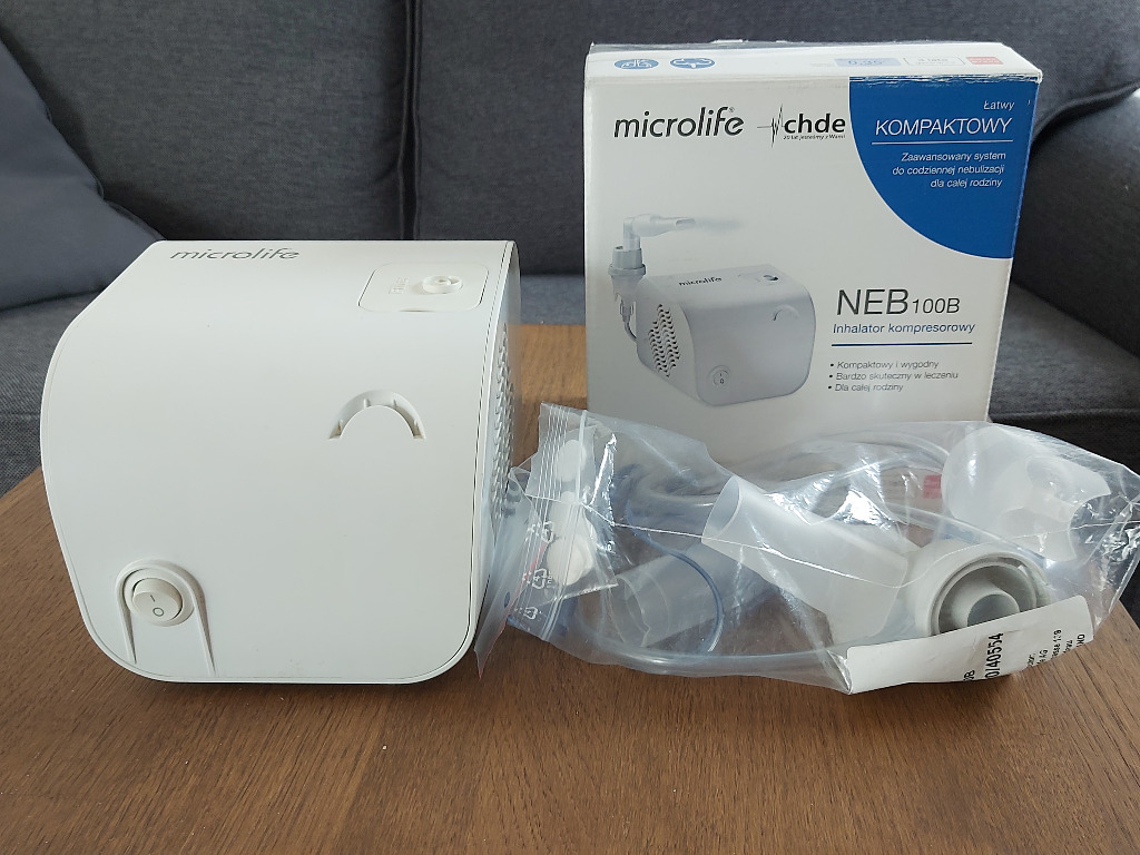 Inhalator NEB100B Microlife | Bębło | Kup teraz na Allegro Lokalnie