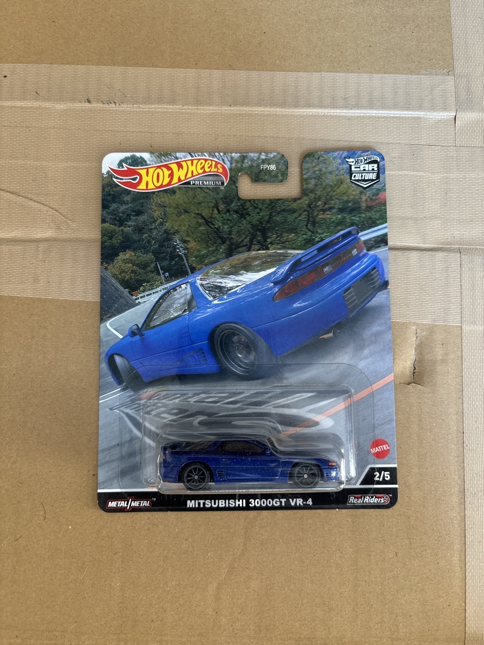 Hot Wheels 2022 Mitsubishi 3000GT VR-4 Blu – Mountain Drifters, Scala 1:64