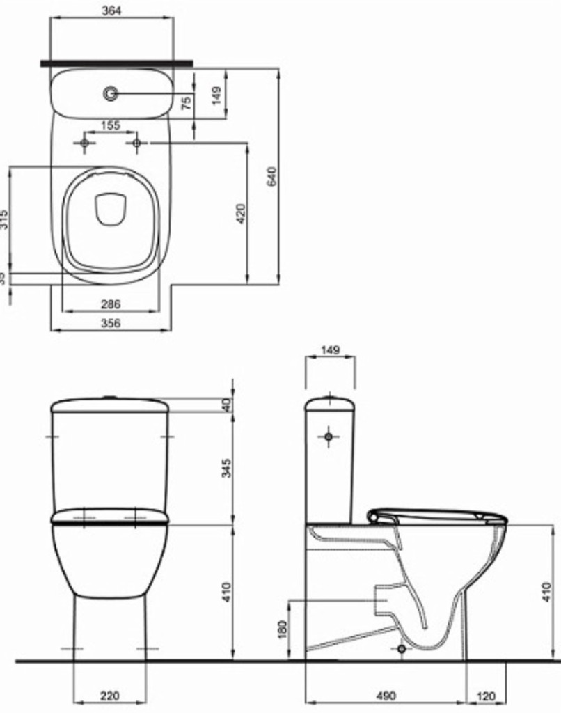 WC kompakt Koło Style bezkołnierzowy, deska sedeso Gdańsk