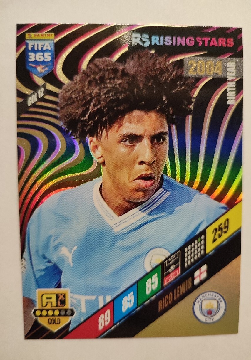 FIFA 365 Panini 2024 Gold Rising Stars GOL12 Lewis Przybysławice