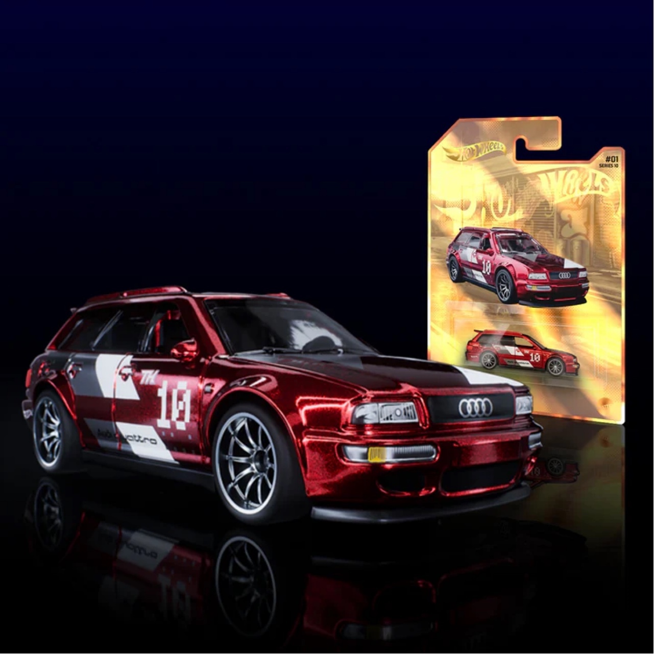 ホットウィール NFT アウディ アバント RS2 HOT WHEELS '94 Audi Avant RS2 Red NFTG NFTH Virtual Garage