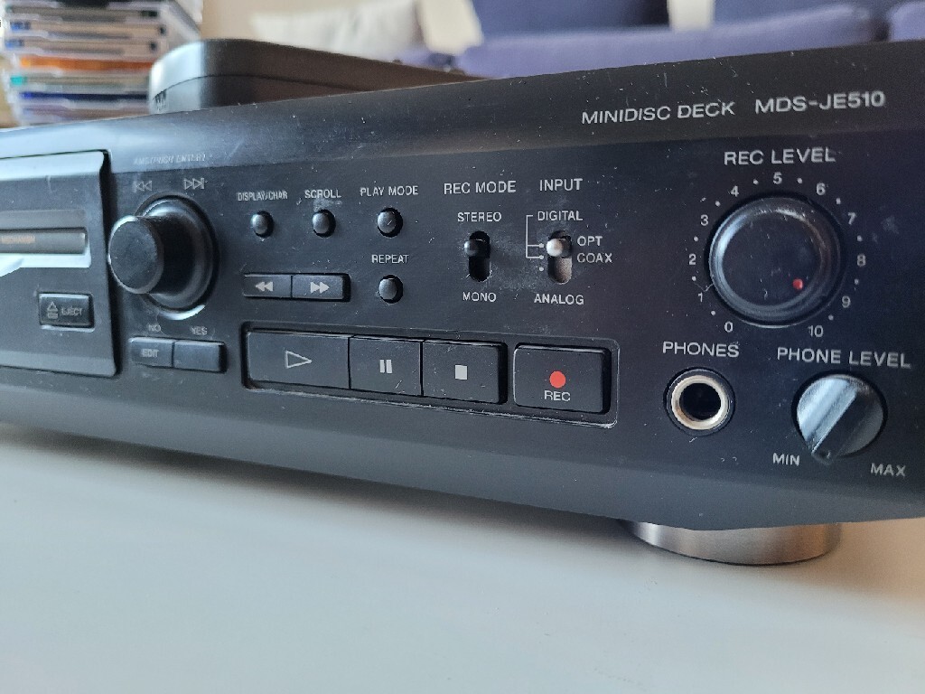 MiniDisc Sony MDSJE510 Pilot, płytki Poznań Licytacja na Allegro Lokalnie