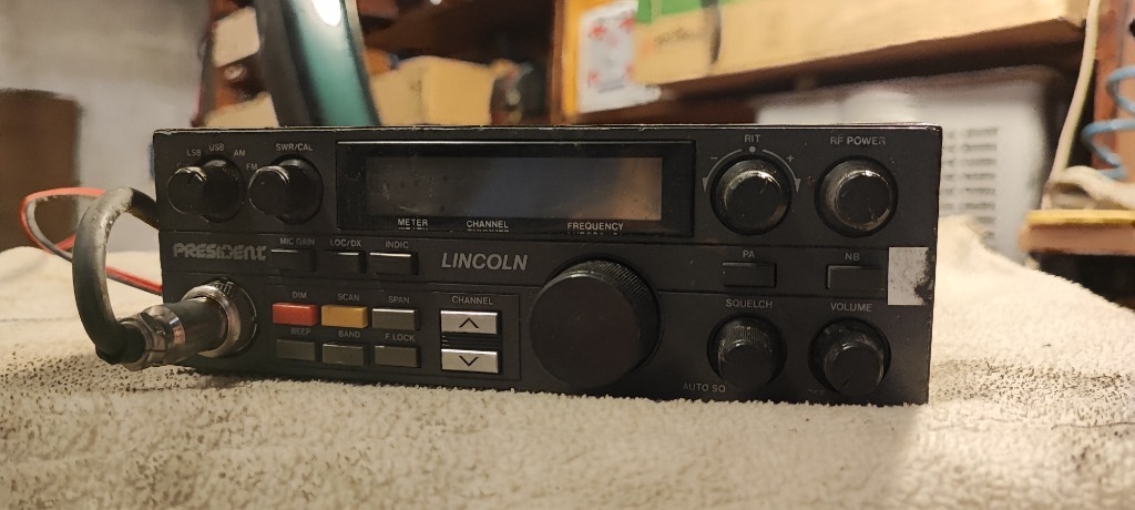 MICRO de president Lincoln en 4 broches VENDU - RADIO - MEDIA - SYSTEM