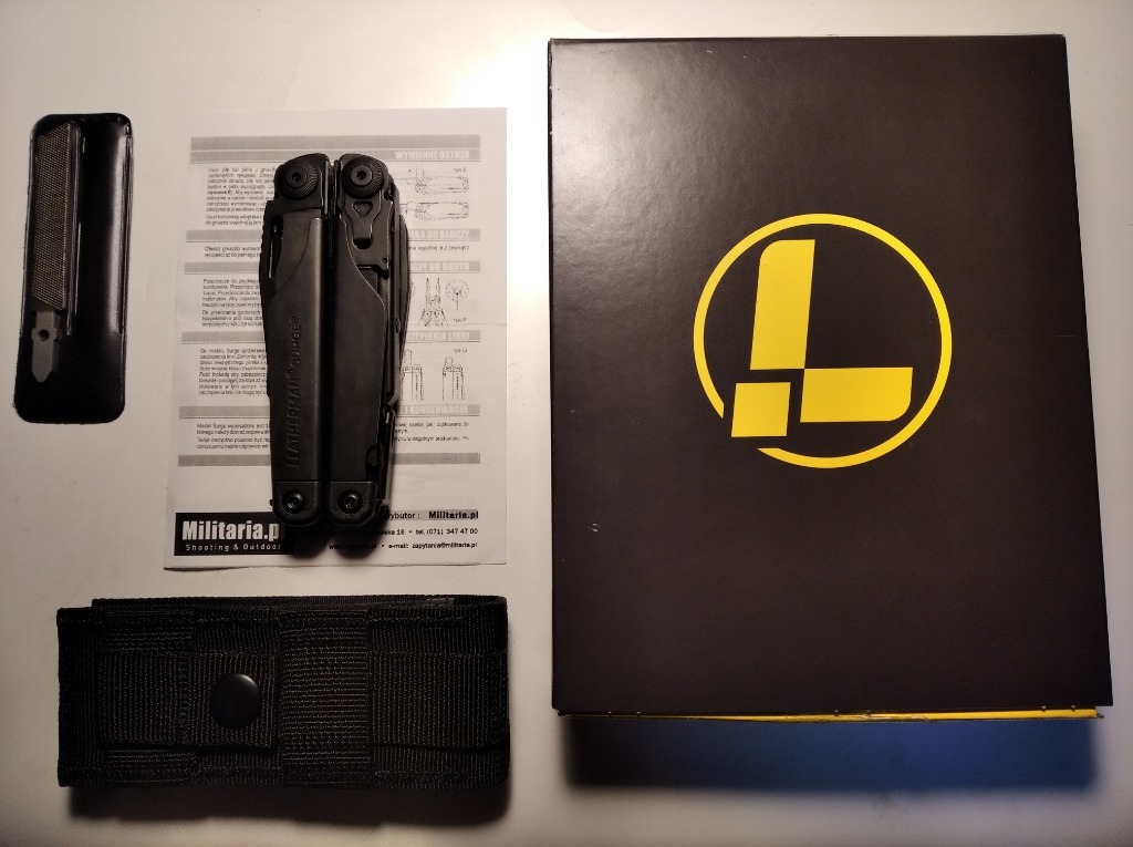 Multitool Leatherman Surge NEW Black Kraków Kup teraz na Allegro