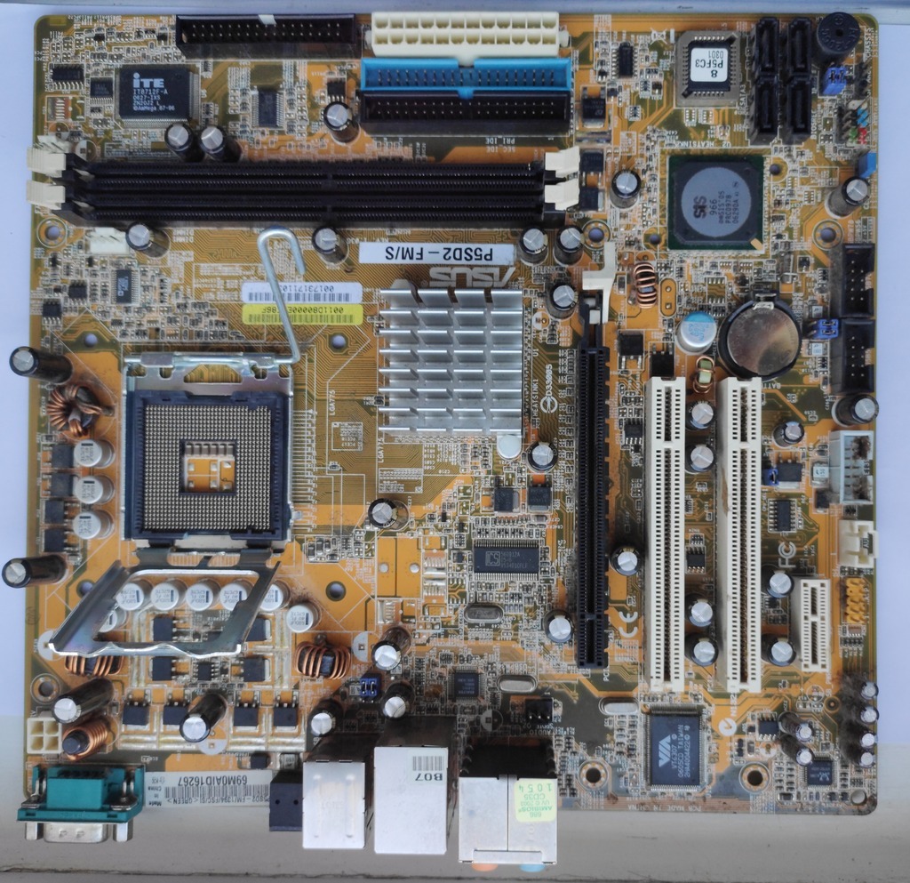 Płyta główna ASUS P5SD2-FM/S + RAM | Susz | Licytacja na Allegro Lokalnie