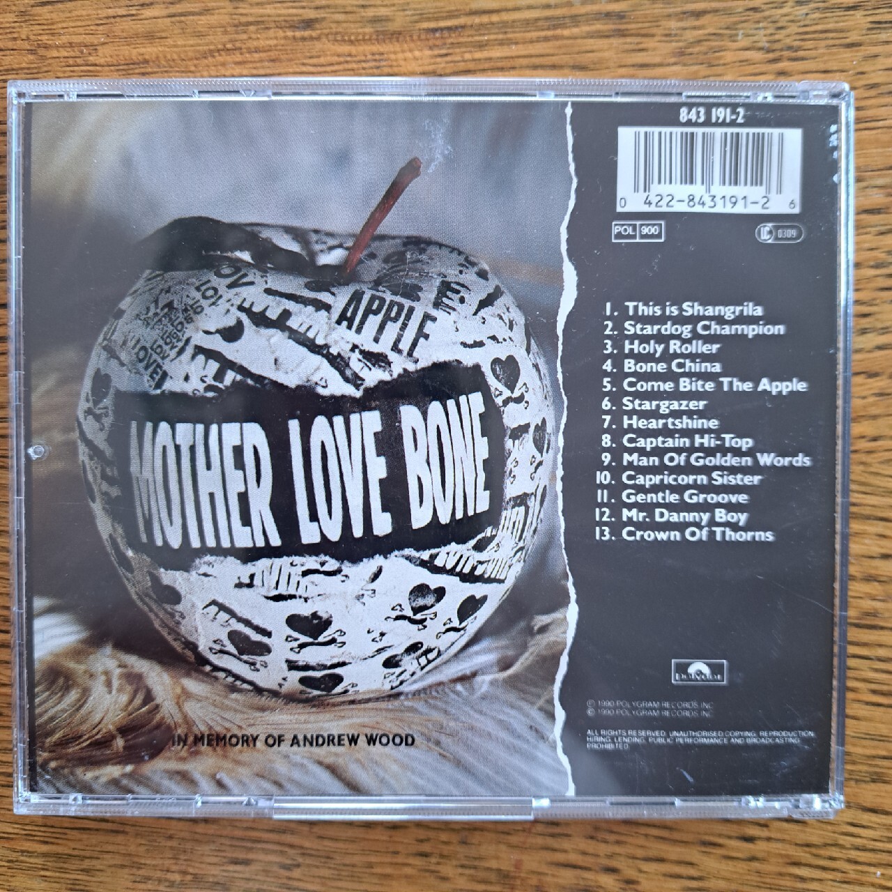 Mother Love BoneApple CD 1990 Polydor Pearl Jam Żagań Kup teraz na