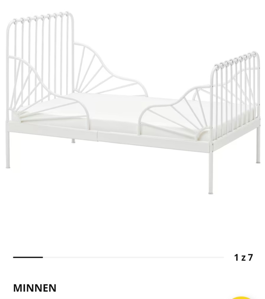 Łóżko Ikea Minnen Żarowo Ogłoszenie na Allegro Lokalnie