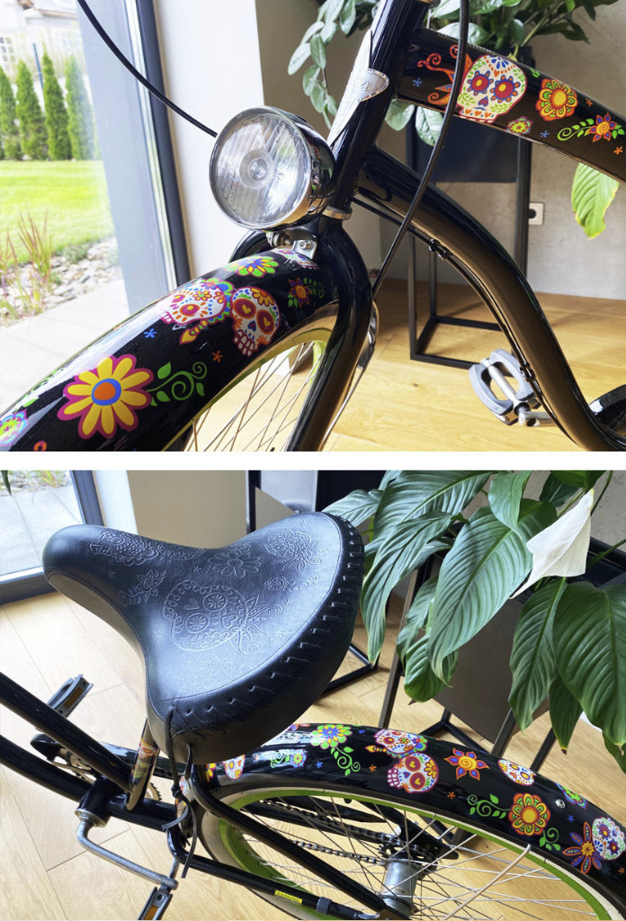 electra sugar skull bike