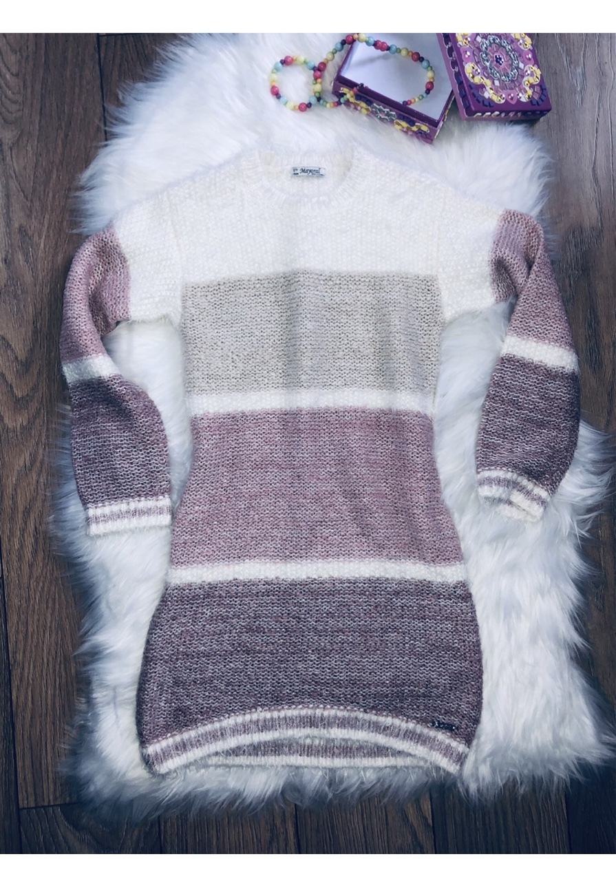 Zdjęcie oferty: Długi sweterek sukienka dziewczynka rozmiar 134 