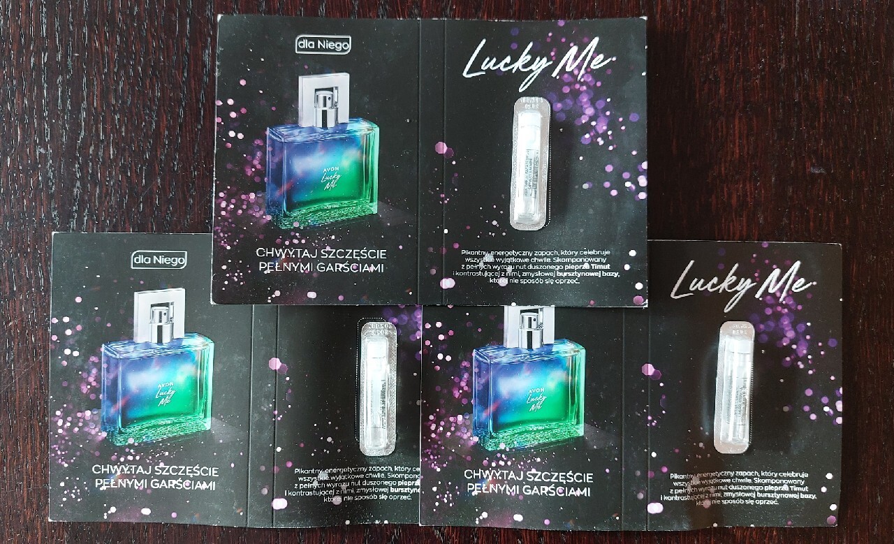 Avon Lucky Me woda toaletowa męska próbka | Gdynia | Kup teraz na ...