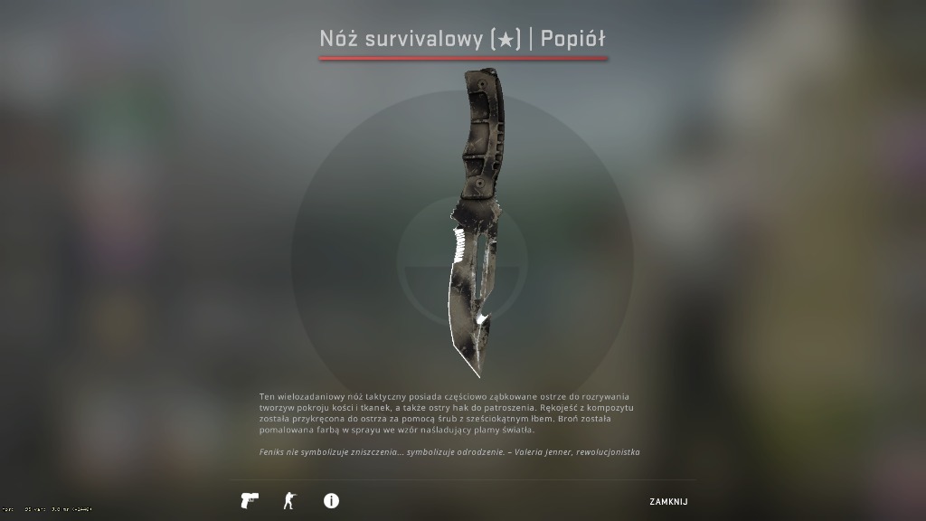 Kosa csgo nóż Survival Knife Scorched Kraków Ogłoszenie na Allegro