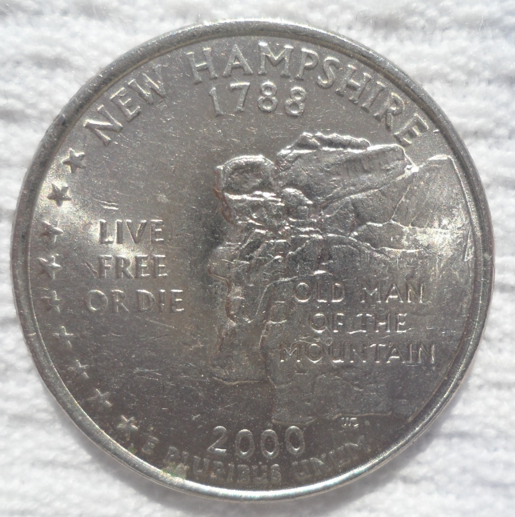 USA 1/4 Quarter dollar 2000 P New Hampshire 1788 Gdańsk Kup teraz
