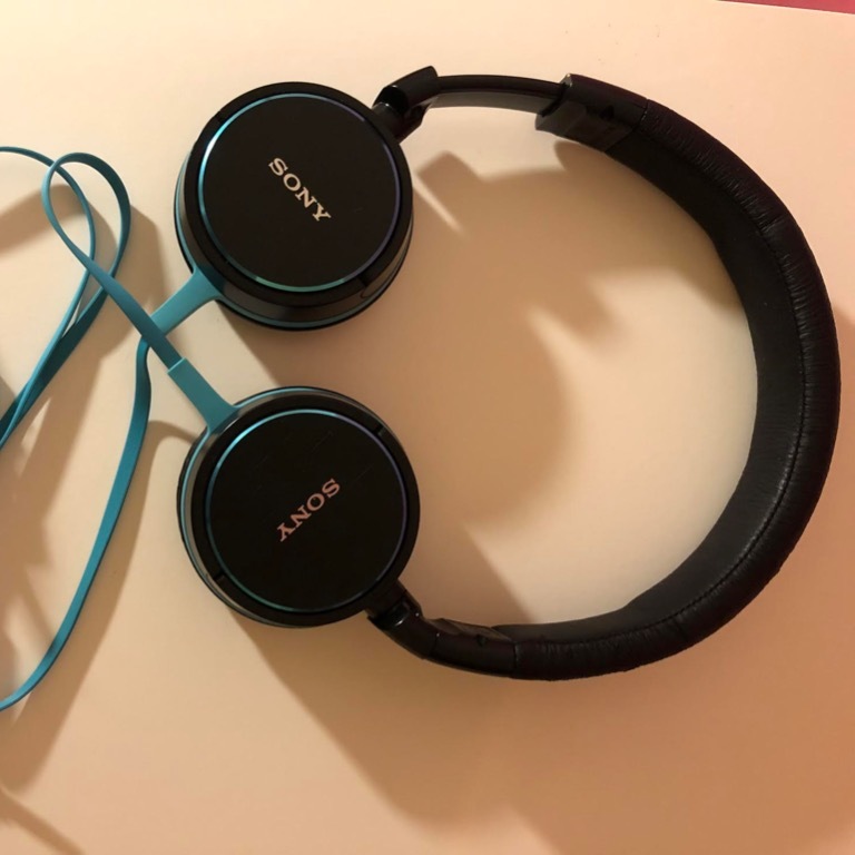 S uchawki nauszne Sony MDR ZX610 niebieskie Blizne Jasi skiego