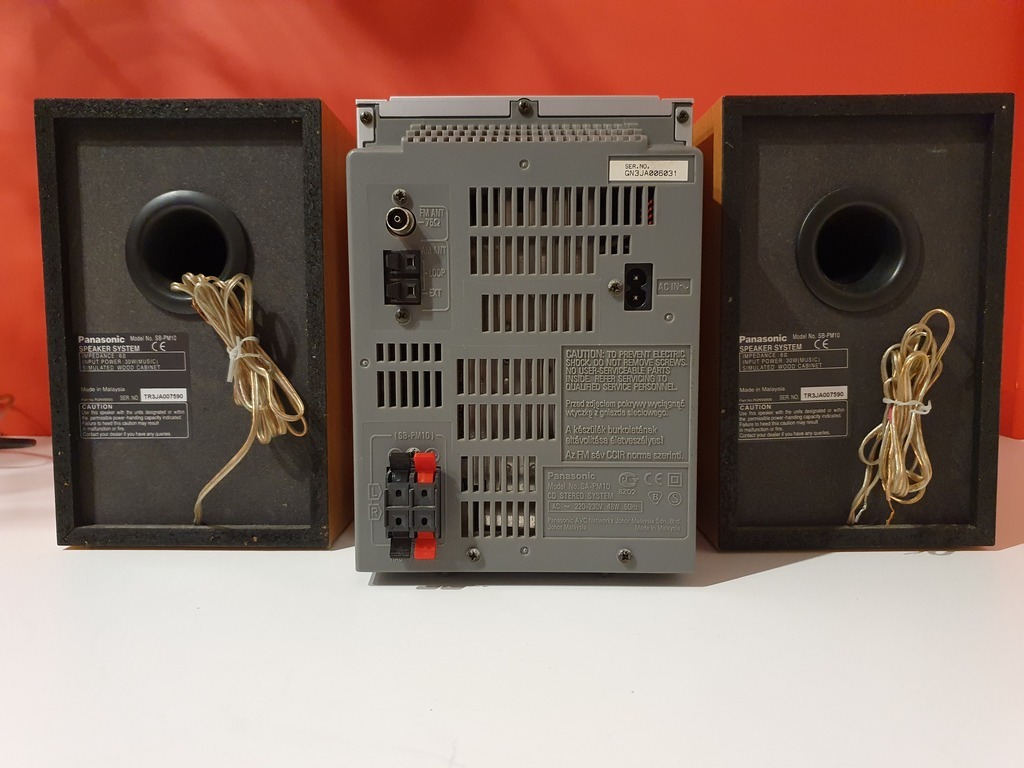 Radio Panasonic SA-PM10 CD kaseta 2x30W Miniwieża | Rumia | Kup teraz ...
