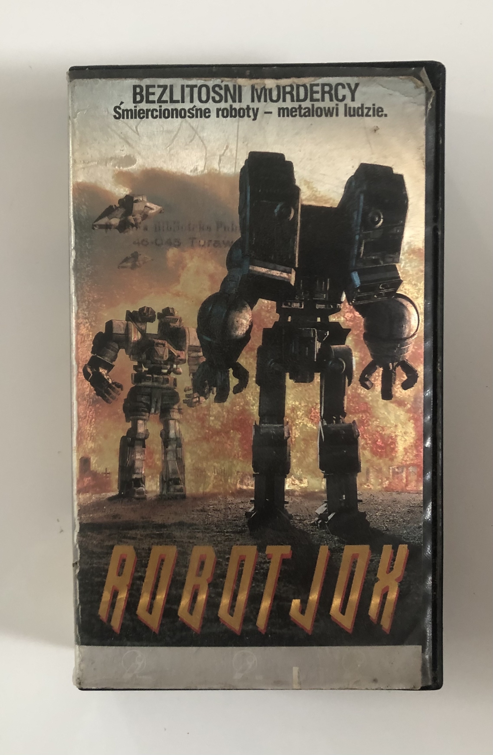 Robot Jox kaseta Vhs lektor bezlitosny morderca Cedry Wielkie