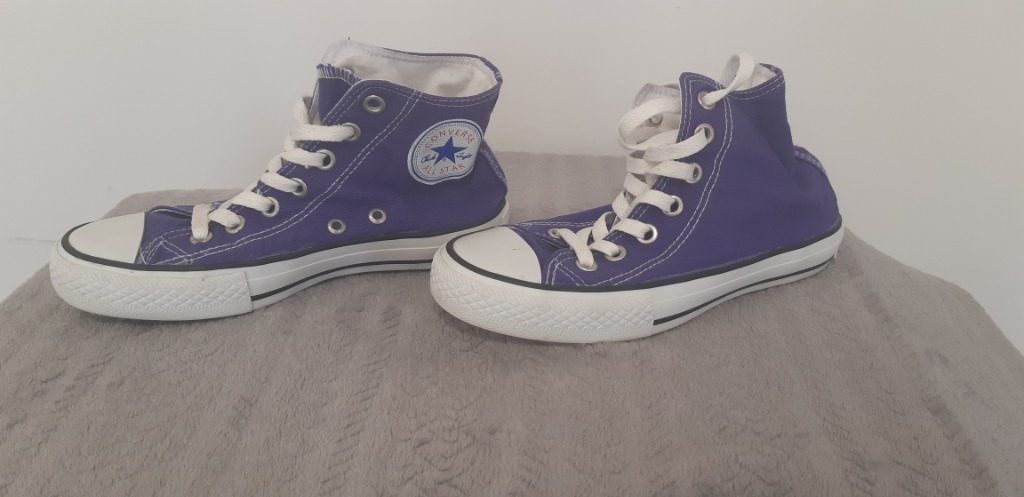 Fioletowe converse cheap 38