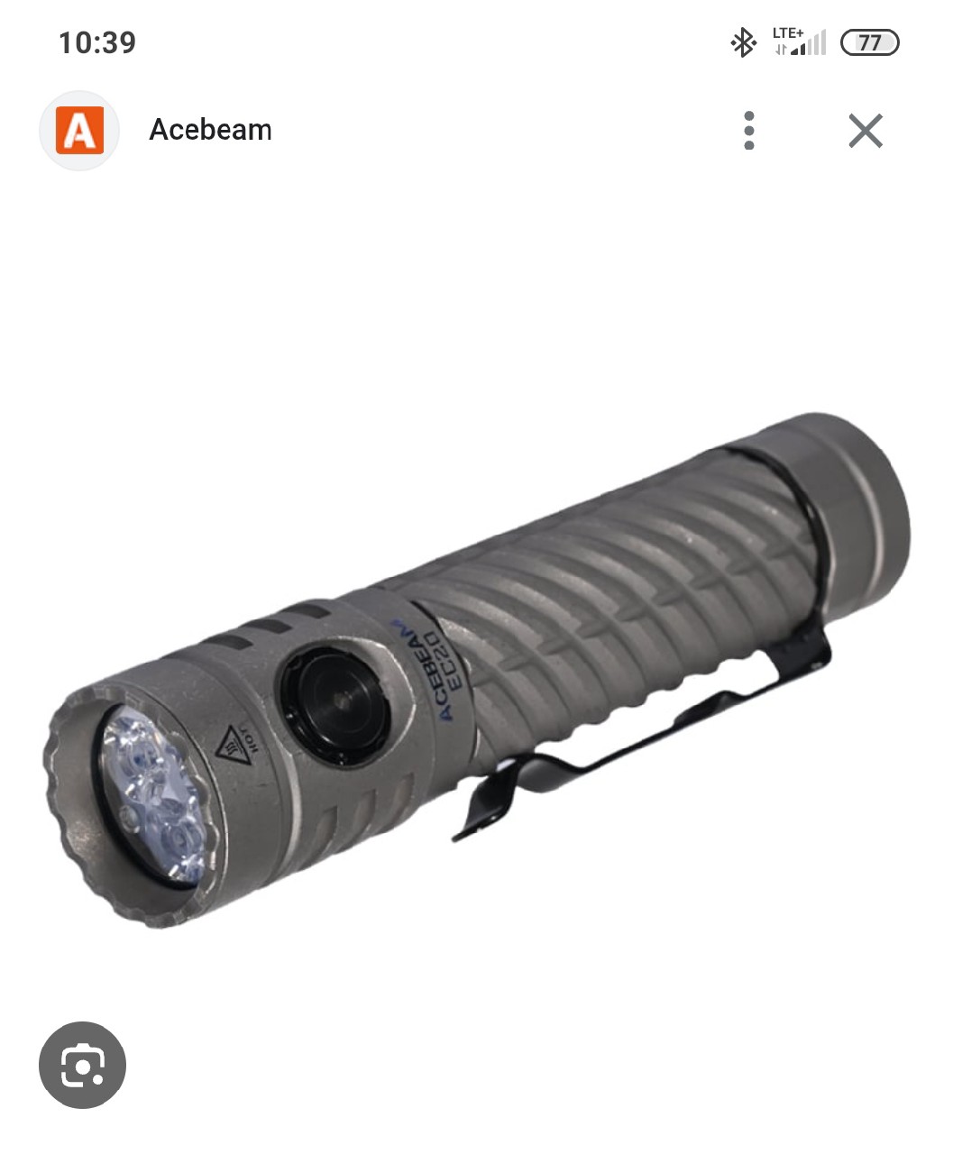 ЛІХТАРИК ACEBEAM EC20 TITANIUM LIMITED EDITION 