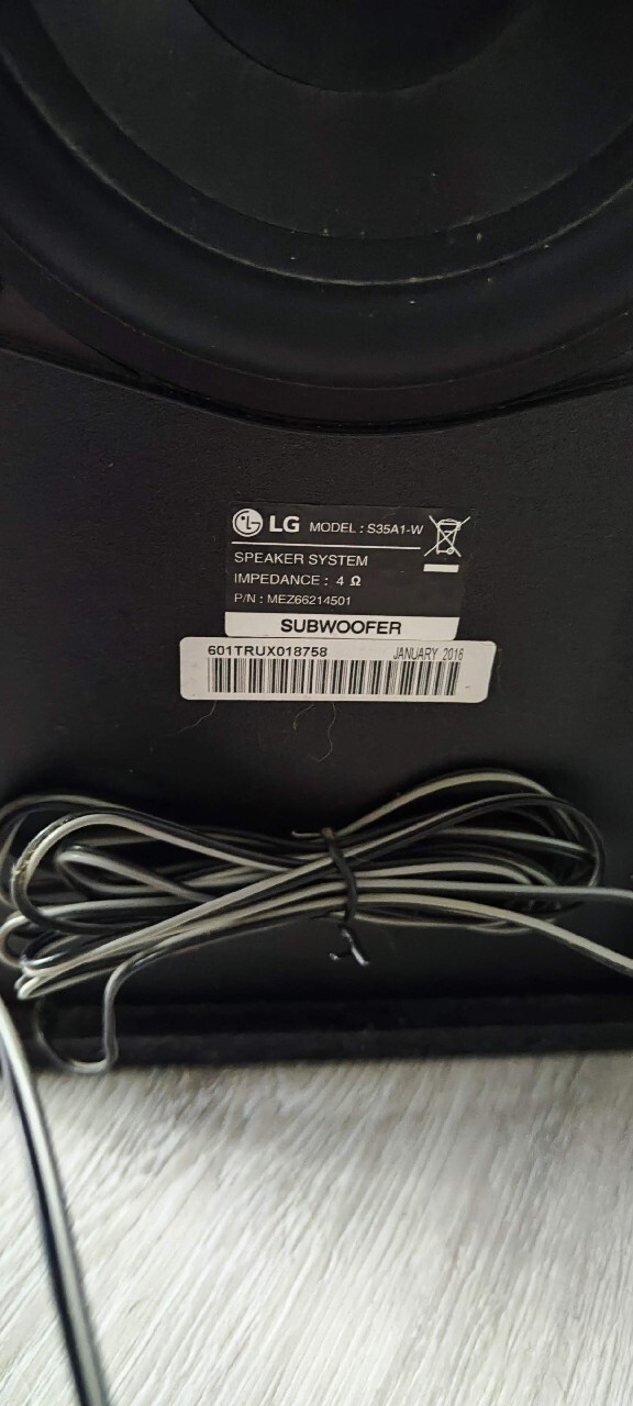 Subwoofer LG S35A1W Przemyśl Ogłoszenie na Allegro Lokalnie