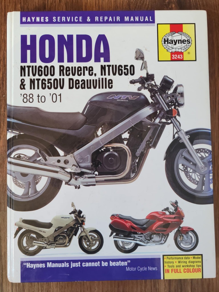 КНИЖКА СЕРВІСНА HONDA NTV600 NTV650 