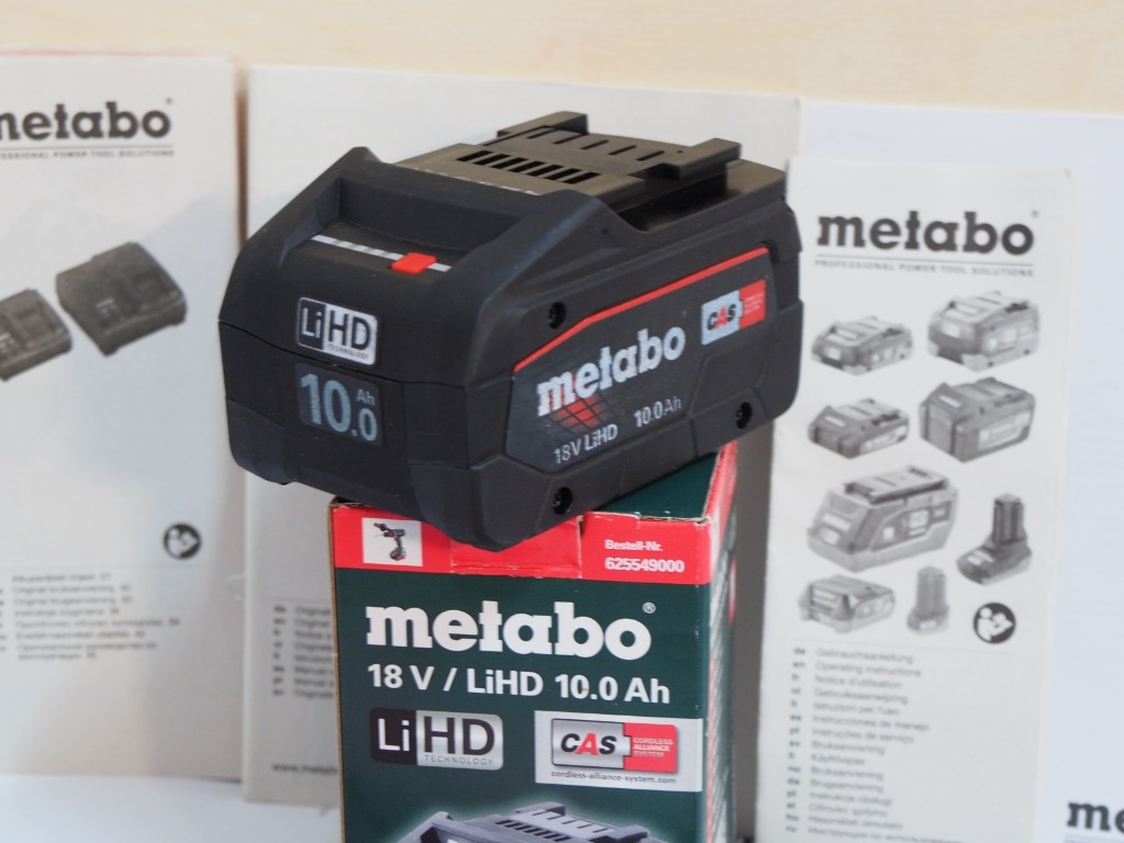 Аккумулятор metabo 18v 10ah