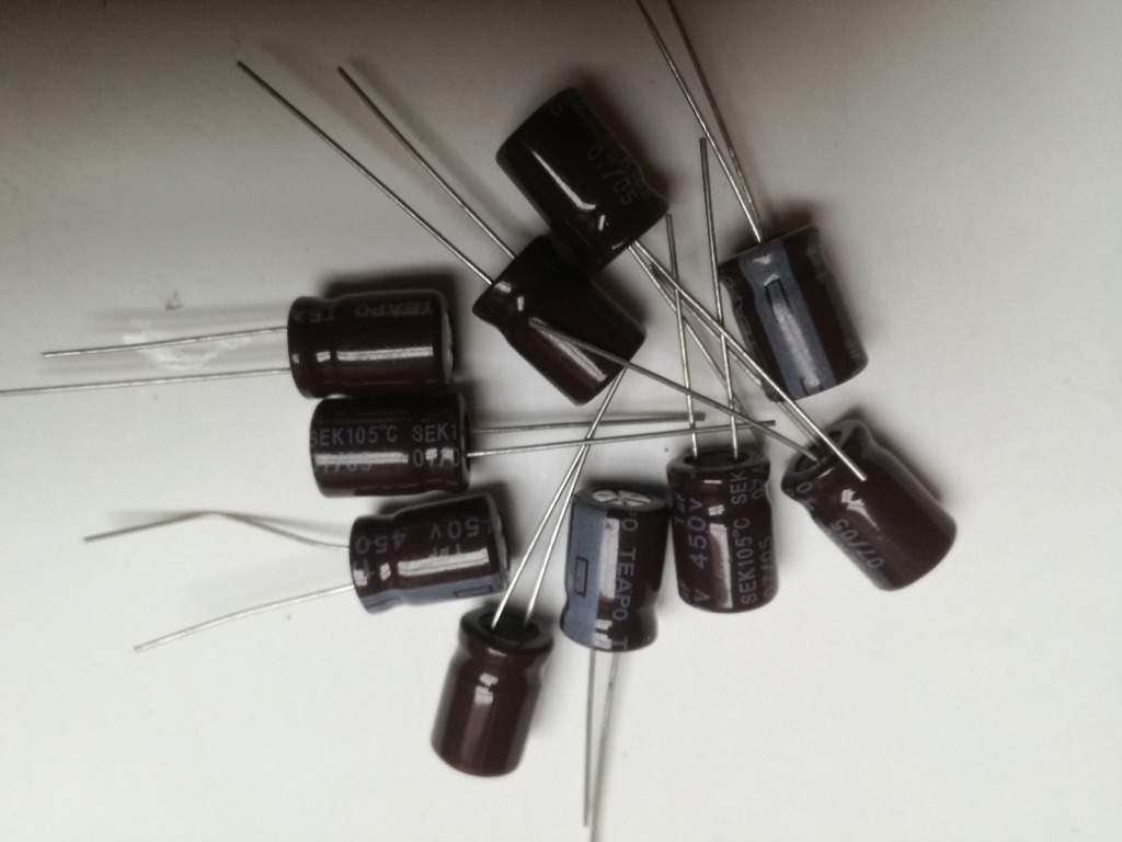 Kondensator 1uF/450V Teapo 105* 5x11 mm 20szt | Radom | Kup teraz na ...