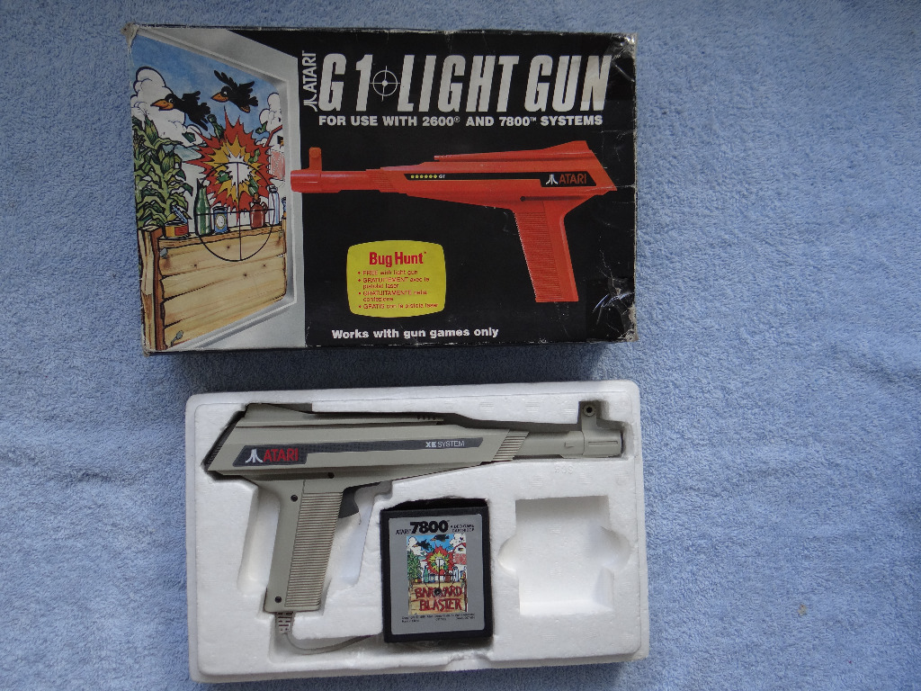 UNIKAT JEDYNY PISTOLET ATARI G1 LIGHT GUN BOX GRA Turek Kup teraz