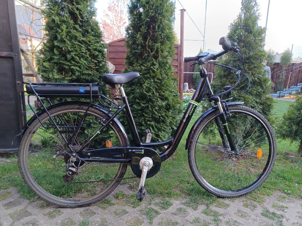 Rower elektryczny INDIANA E8000 28 D18 czarny Sierpc Ogłoszenie na