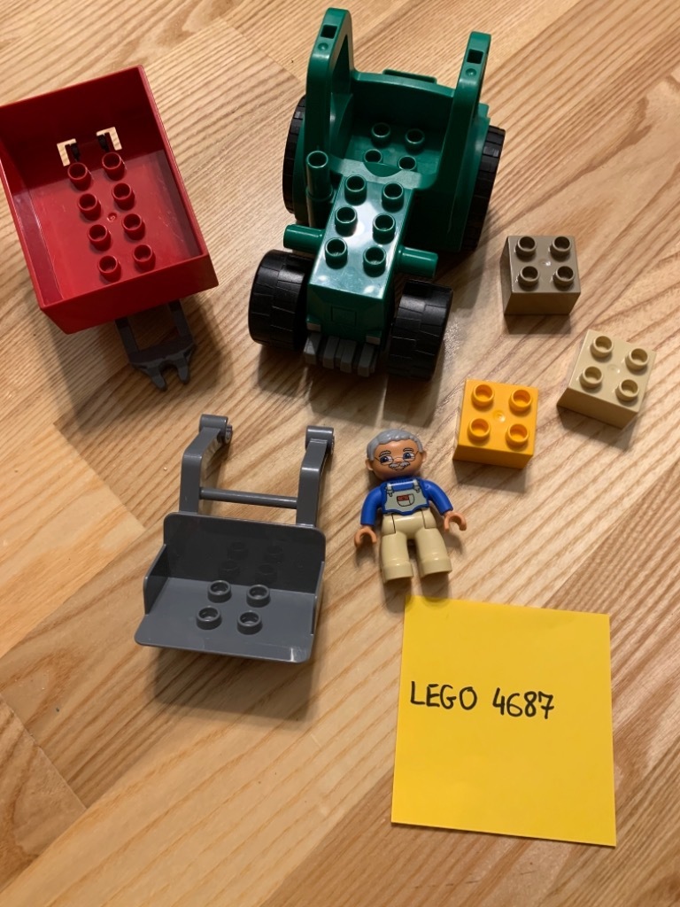 Lego Duplo ciągnik z prpą nr kat 4687 Wiązowna Kościelna Kup