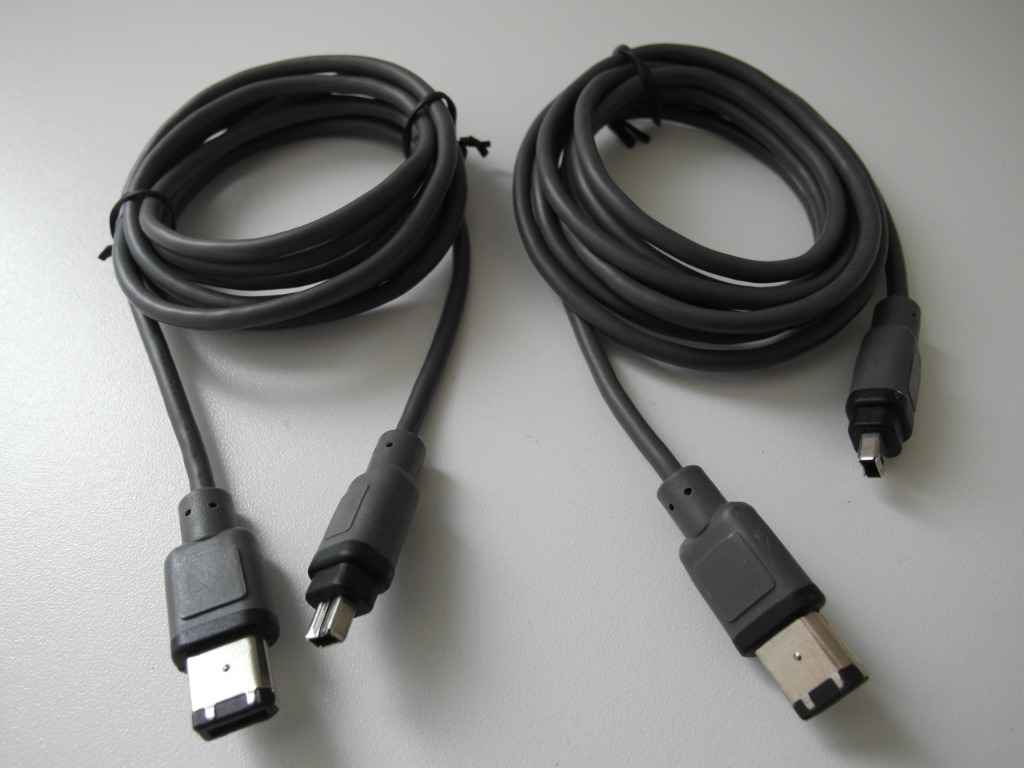 dwa kable do kamery FireWire IEEE 1394 6/4pin1,8 m Łódź Kup teraz