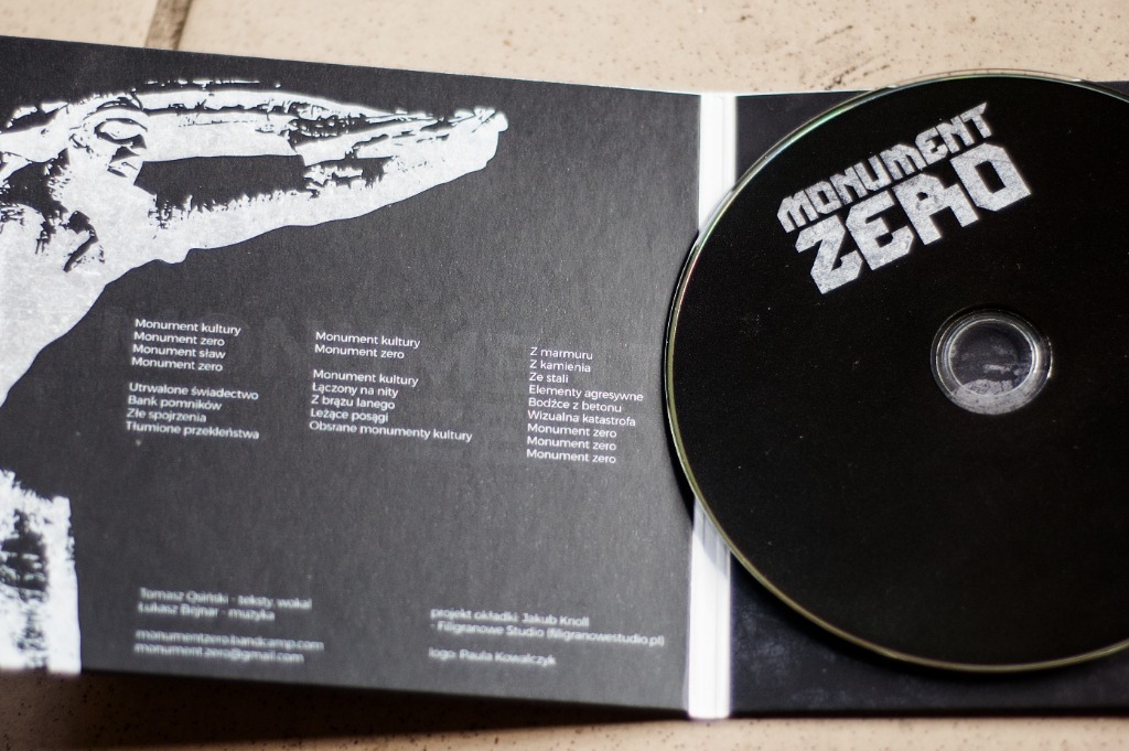 Zdjęcie oferty: Monument Zero - s/t CD industrial, sludge, electro