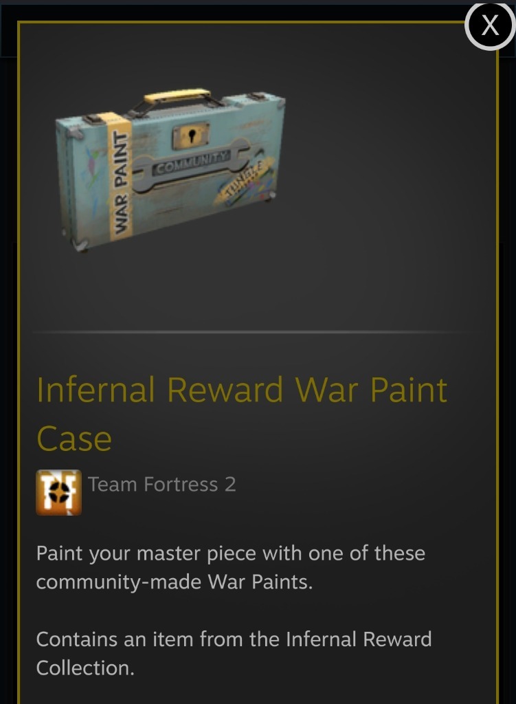 Infernal Reward War Paint Case (TF2) Dębica Kup teraz na Allegro