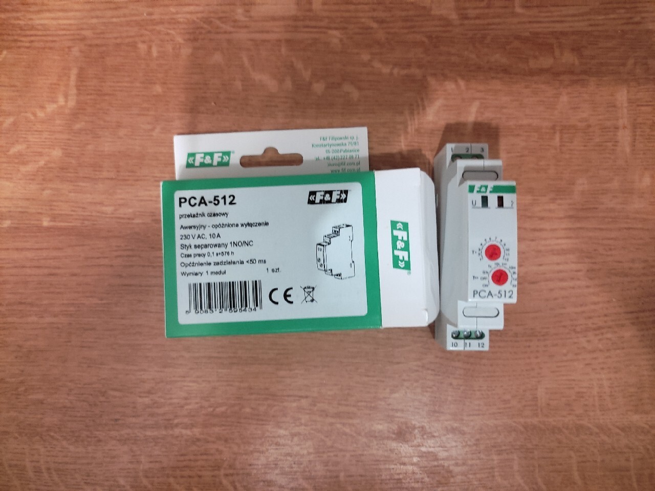 Przekaźnik czasowy awersyjny f&f PCA-512 nowy | Elbląg | Kup teraz na ...