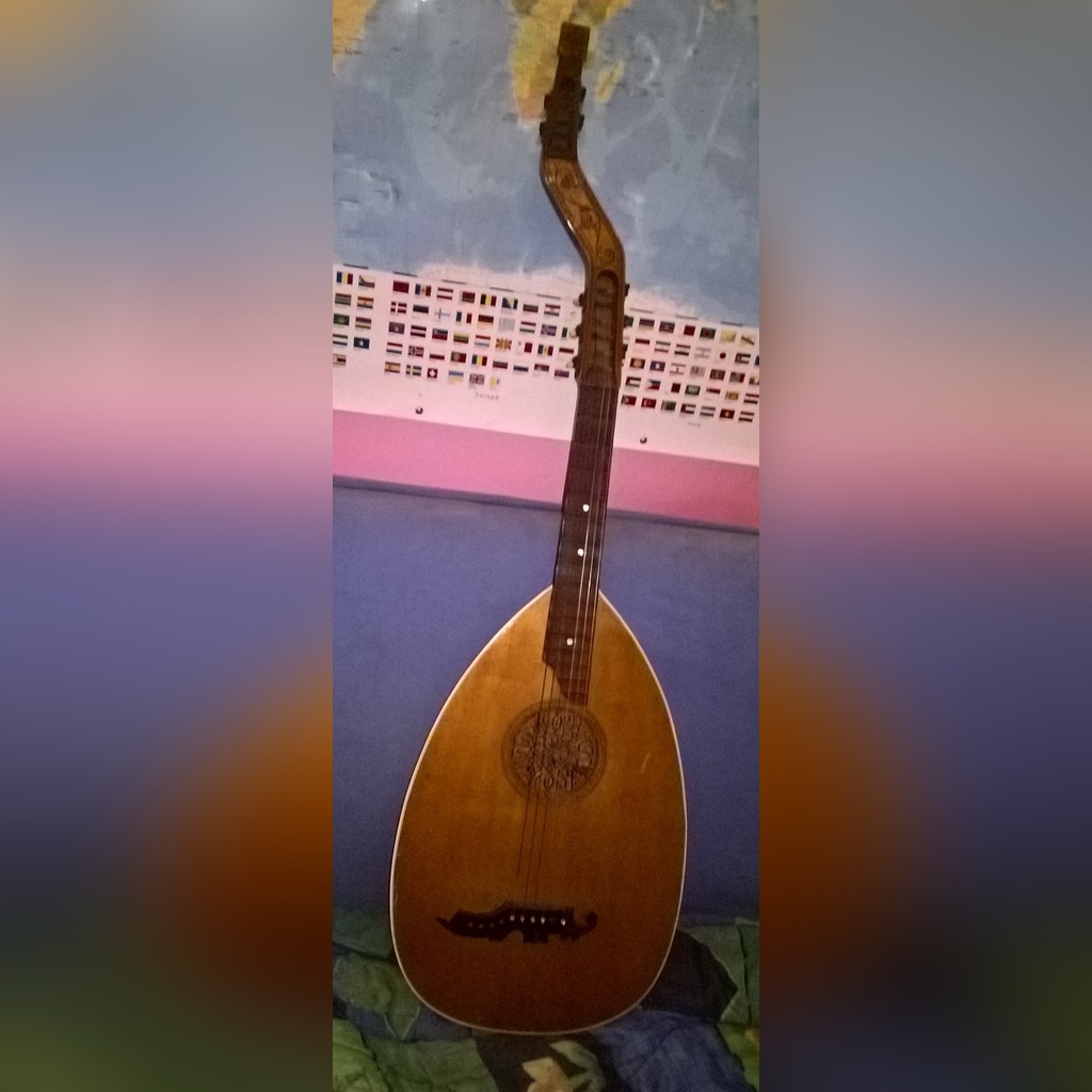 Stary instrument strunowy (cytra) Wałbrzych Ogłoszenie na Allegro